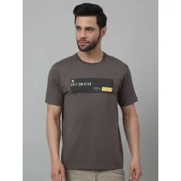 Cantabil Typography Printed Round Neck Short Sleeves T-shirt-picture-39