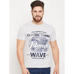 Cantabil Typography Round Neck Cotton T-shirt-picture-33