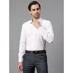 Cantabil White Regular Fit Shirt-picture-34