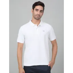 Cantabil White Regular Fit Sports Polo-picture-13