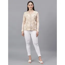 Cantabil Women Fair Isle Cardigan-picture-26