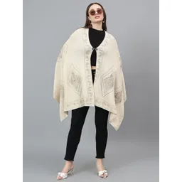 Cantabil Women Self-Design Longline Shrug-picture-20