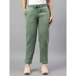 cantabil Women Solid Light Green Track Pants-picture-10