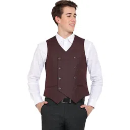 cantabil Woven Men Waistcoat-picture-22