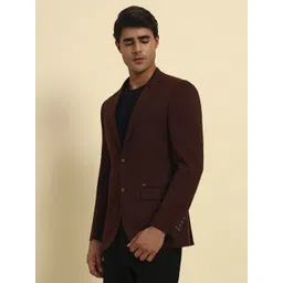 cantabil Men Solid Single Breasted Casual Blazer image 4