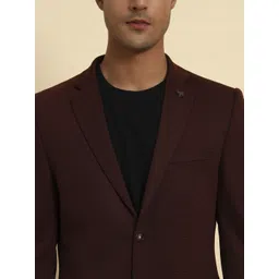 cantabil Men Solid Single Breasted Casual Blazer image 5