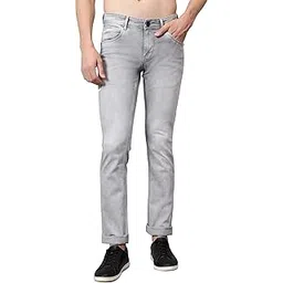 Solid Jeans Flat Front Mid Rise Full Length Regular Fit Casual Jeans for Men | Jeans for Mens | Men Full Length Casual Jeans (P_MDNM00504)-image-23