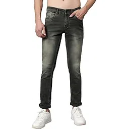 Solid Jeans Flat Front Mid Rise Full Length Regular Fit Casual Jeans for Men | Jeans for Mens | Men Full Length Casual Jeans (P_MDNM00548)-image-21