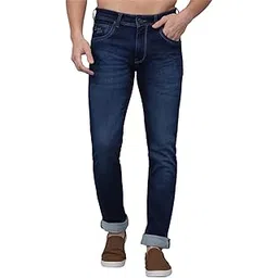 Solid Jeans Flat Front Mid Rise Full Length Regular Fit Casual Jeans for Men | Jeans for Mens | Men Full Length Casual Jeans (P_MDNM00554)-image-19