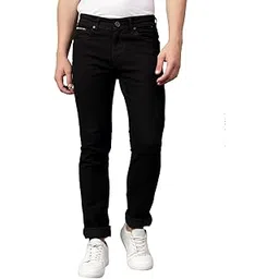 Solid Jeans Flat Front Mid Rise Full Length Regular Fit Casual Jeans for Men | Jeans for Mens | Men Full Length Casual Jeans (P_MDNM00590A)-image-20
