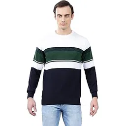 Striped Round Neck Full Sleeves Regular Fit Mens Casual Sweater | Casual Sweater for Men | Mens Sweater for Winter Wear (P_MSWL00103)-image-10