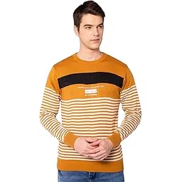 Winter Wear Striped Full Sleeve Round Neck Sweater for Men l Winter Wear Sweater for Men l Sweater for Men (P_MSWL00048_Mustard)-image-13