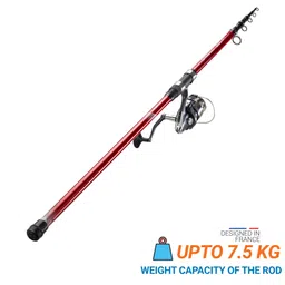 caperlan Fishing Rod 12ft Surfcasting Set Symbios Light 500 - Red-picture-27