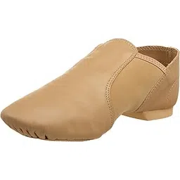 capezio Women's EJ2 E-Series Jazz Slip-On, Caramel, 9 Wide-picture-18