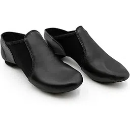 Women's EJ2 E-Series Jazz Slip-On, Black, 11.5 Wide Women/11.5 Wide Men-image-5