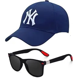 CAPITEUM , Stylish Sport Baseball Cap & Stylish Aviator Wayfarer Sunglass for Men's and Boy's (Pack of 2)-picture-23