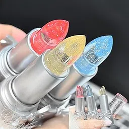 Cappuvini Sweet And Cool Bow Warm Lipstick | Crystal Transparent Lipstick with Glitter Shimmer | Color-Changing pH Adjusting Formula | Moist and Submissive Light Pink Lipsticks for Women | Glossy Finish Waterproof Long Lasting | Light Texture Lipsticks Cute Adorable Teen Makeup (03# Fragrant Osmanthus Fragrans, 4g)-picture-14