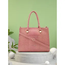 Caprese Animal Textured Structured Handheld Bag with Quilted-picture-19