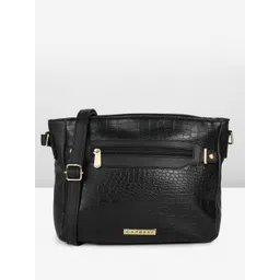 Caprese Animal Textured Structured Shoulder Bag-picture-36