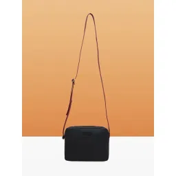 Caprese Black Maree Faux Leather Cross Body Bag-picture-45