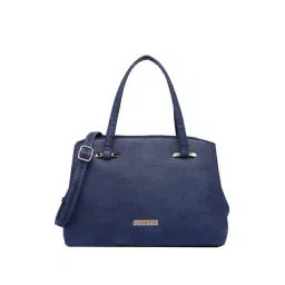 Caprese Cherry Navy Solid Medium Handbag-picture-28