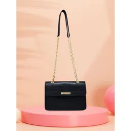 Caprese Hanna Animal Textured Structured Shoulder Bag-picture-31