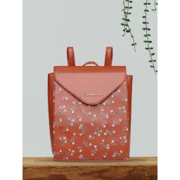 Caprese MERIDA Tan Faux Leather Large Backpack-picture-40