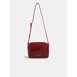 Caprese Minato Cherry Red Sling Bag (M) image 1