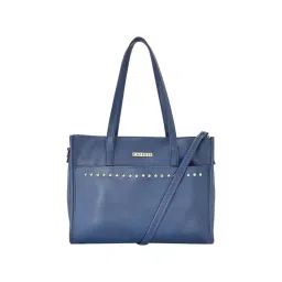 Caprese Navy Embellished Tote Handbag-picture-27