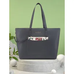 Caprese PU Structured Solid Tote Bag-picture-15