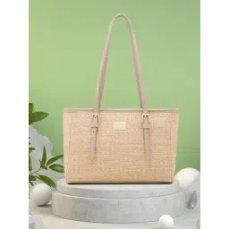 Caprese Raffia Beige Women Handbag-picture-19