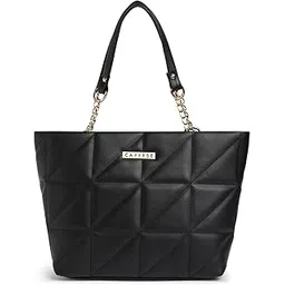 caprese Shine Small Tote Bag for Women | Stylish, Durable, Multi-Compartment Design for Work, Travel, Shopping | Large Capacity, Comfortable Straps, Ideal for Tab & Essentials-picture-42