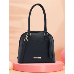 Caprese Textured Structured Shoulder Bag with Tasselled-picture-30