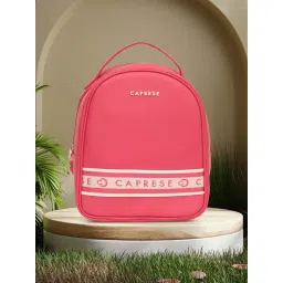 Caprese TRINITY Fuchsia Faux Leather Medium Backpack-picture-19