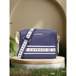Caprese TRINITY Navy Logo Medium Sling Handbag-picture-15