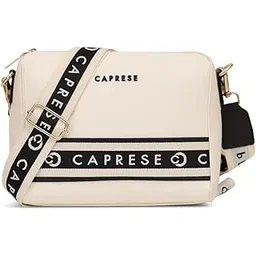 caprese Trinity Sling Medium Cream Solid Women's Handbag-picture-10