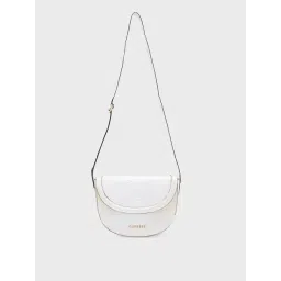 Caprese White Animal Effect Medium Sling Handbag-picture-35