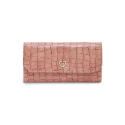 Caprese Wila Dark Pink Animal Effect Wallet-picture-24