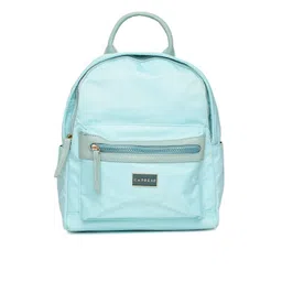 Caprese Women Blue Solid Backpack-picture-17