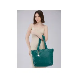 Caprese Women Teal Merlin Tote Bag (L)-picture-27