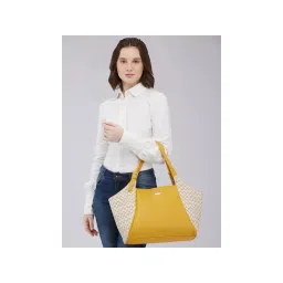 Caprese Women Yellow Shane Hobo Handbag (L)-picture-13