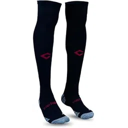 captain lead to win CAPTAIN Extra Fit Nylon and Cotton Over The Knee UV Protection Air Flow Football Socks, Sports Socks, 2 Pairs-picture-14