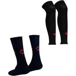 captain lead to win Captain Practice Touch Football Socks, Ankle-Length Reinforced Heel and Toe,And Over The Knee Nylon Leg Sleeves-picture-16