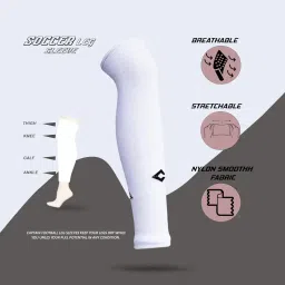 captain lead to win CAPTAIN Nylon Streatchable UV Ray Protection Unisex Leg Sleeves Over The Knee Sports Sleeves image 3