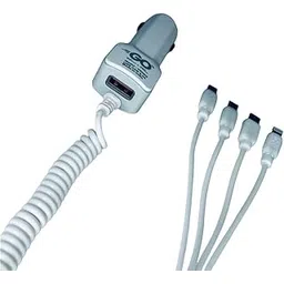 Car Mobile Charger || Fast Mobile Charger || 4 in 1 with 1 USB || Support All Smart Phone Device-picture-12