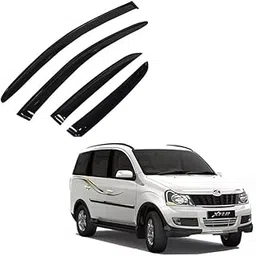 Car Rain Wind Door Visor Non Breakable Deflector Compatible with (Xylo)-picture-26