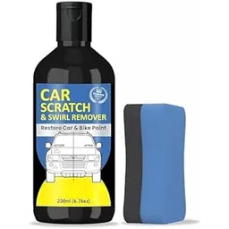 Car Scratch Remover Swirl Polish – 200ml | Paint Restoration Compound with Foam Applicator | Removes Scratches, Swirls, Oxidation | Car & Bike Detailing Polish-picture-11