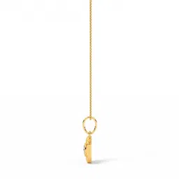 caratlane 9 KT Yellow Gold Hexa Pod Diamond Pendant for Women image 4