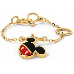 caratlane 14 KT Yellow Gold Mickey Mouse Watch Charm For Women-picture-26