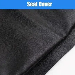 CARBOX Glamour X 125 Bike SEAT Cover,PU Leather, Black Colour,Rope PROVIDED Water Proof image 3